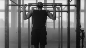 Pull ups are a traditional boxer and fighter exercise building strength and conditioning