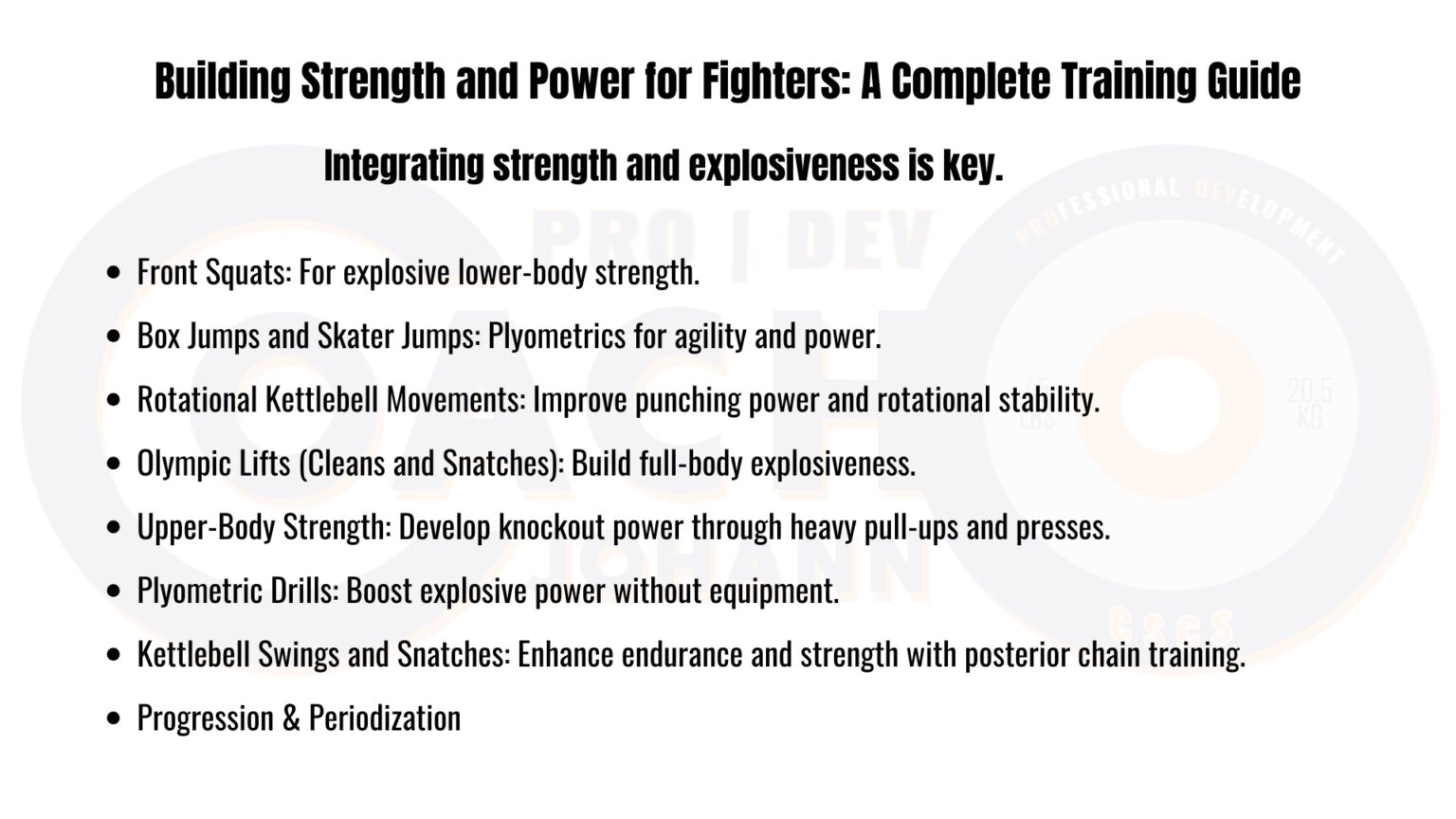 Building Strength and Power for Fighters: A Complete Training Guide